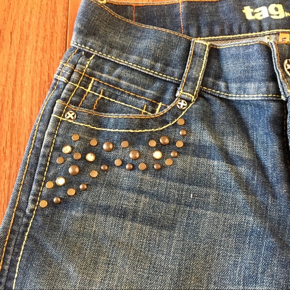 Above the knee Jeans Shorts Sz 27 - Picture 2 of 8